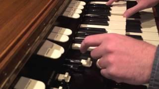 Hammond L100 demonstration