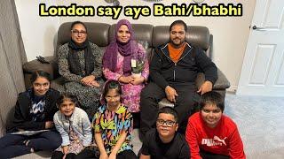 London say Bahi Bhabhi first time hamaray new ghar aye/bacho ko new house  bohat acha laga