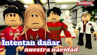 INTENTAN DAÑAR NUESTRA NAVIDAD | Roblox Brookhaven rp | Mini Pelicula - Historia de Roblox