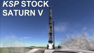 KSP Saturn V Launch Into Orbit (Stock parts + Unedited video)