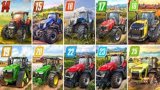 Fs14 vs Fs15 vs Fs16 vs Fs17 vs Fs18 vs Fs19 vs Fs22 vs Fs23 vs Fs25 | Evolution | Timelapse |