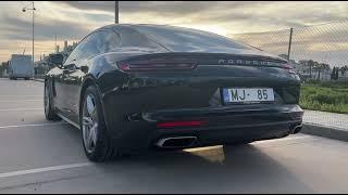 Porsche Panamera 4 exhaust sound