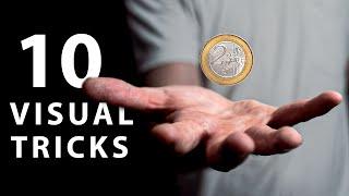 10 VISUAL Coin Tricks Anyone Can Do | Revealed