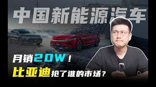 月销20W，疯狂的比亚迪到底抢了谁的市场？