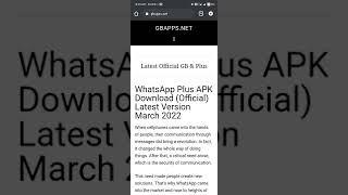 New whatsApp Plus Apk 2022 Free Download