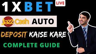 How to Deposit Money 1xbet Account Jazzcash auto Method | 1xbet Deposit kaise kare