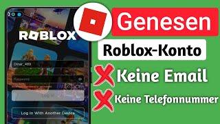 So stellen Sie ein Roblox-Konto ohne E-Mail oder Telefonnummer wieder her (neues Update)