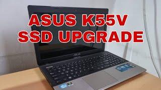 Asus K55V SSD upgrade and Windows installation