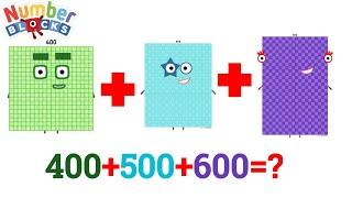 Biggest Number Block Addition | numberblocks 100 addition