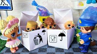 THEY WERE PLAYING HIDE-AND-SEEK, Dolls ESCAPED FROM KINDERGARTEN LOL SURPRISE Funny CARTOONS DARINEL