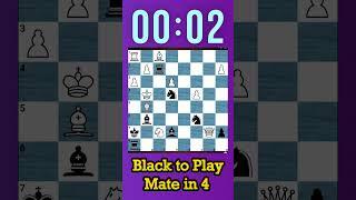 Crack the Puzzle! Ding Liren’s Stunning Black-to-Mate Challenge in 4 Moves #shortstactics