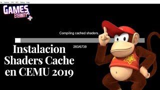 Instalacion SHADERS CACHE en Cemu Completos facil y rapido 2019