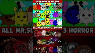 New Everyone is Mr. Sun vs Mr. Sun phase 3 HORROR *MIX VERSION* #incredibox