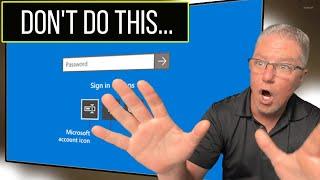 Why you should NEVER login to Windows with a Microsoft Account!