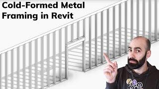 Cold-Formed Metal Framing (or wood stud) in Revit Tutorial (Quick Tip Edition)