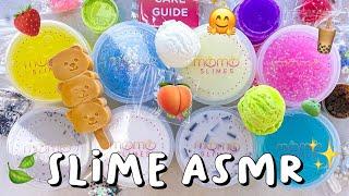 SATISFYING SLIME ASMR | $140 Momo Slimes Unboxing  Famous Slime Shop