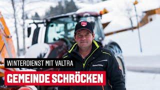 Zwei Finnen in Schröcken am Arlberg | Valtra N123+N154e Direct | Gemeinde Schröcken