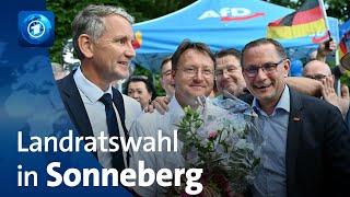 Sonneberg: Ein Jahr nach der Wahl von AfD-Politiker Sesselmann zum Landrat