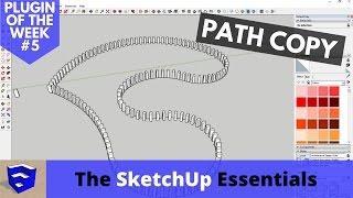 Create Copies of Components Along Paths with PathCopy - SketchUp Plugin of the Week #5