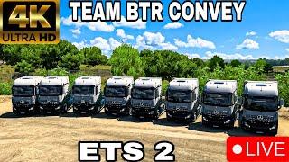 TEAM BTR CONVEY. ets2 live  #yagamingx