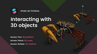 Spark AR: Interacting with 3D objects