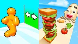 Tall Man Run + Sandwich Runner - All Level Gameplay Android,iOS - NEW MOD APK UPDATE GAMEPLAY