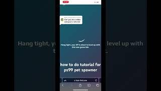 tutorial for Ps99 pet spawner script get