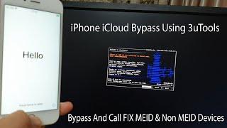 [Windows] 3uTools MEID Device Jailbrak & iCloud Bypass 100% CALL FIX | No Need Serial OR Server