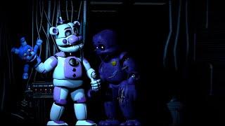 FNAF SISTER LOCATION in REAL TIME PURPLE GUY Attacks FUNTIME FREDDY SFM Animation (fanmade)