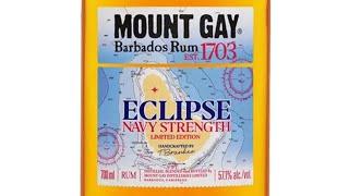 Navy Strength Mount Gay Comparison to Eclipse