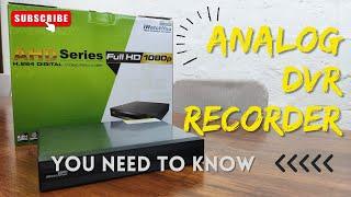 CCTV Analog DVR: Basic Info You Need to Know! iWatchYou | Hikvision | Dahua | Uniview