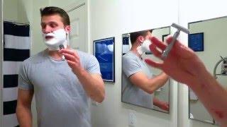 Fast Safety Razor Shave! Merkur 37c and Perma-Sharp Blade