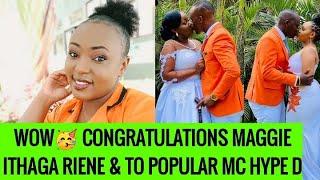 CONGRATS!! TO ACTRESS MAGGIE ITHAGA RIENE & ALSO POPULAR MC HYPE D