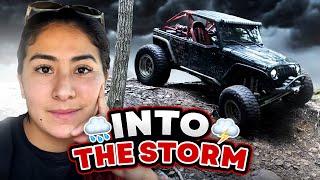 Into the Storm: Luna's Adventure at the Cove Battling Nature's Fury ️ @FlexRocksRollovers