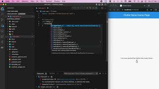 Flutter || Scaffold Widget Using VS Code