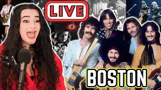 Boston - Foreplay / Long Time | Opera Singer REACTS LIVE