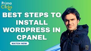 How to Install WordPress in cPanel 2024 WordPress Tutorial For Beginners step by step guide