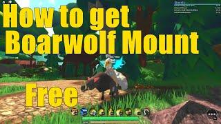 How to get the Boarwolf Mount in World Zero | FREE MOUNT | 1000 Kills Fast