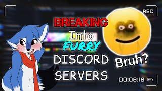 BREAKING INTO FURRY DISCORD SERVERS