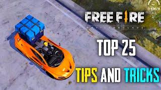 Top 25 MOST SECRET Tips And Tricks in Freefire Battleground | Ultimate Guide To Become A Pro #35