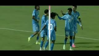 India Goal Vs Tajikistan u23  Suhail Bhat Scored for India Vs Tajikistan  India Leading 1-0