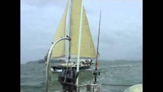 Seaglass AeroRig charging downwind