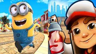 Minion Rush VS Subway Surfers New Update 2020 - Gameplay Walkthrough