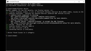cmdline tools component is missing ဖြေရှင်းနည်း။ #cmdline_tools_component_is_missing #Flutter_Error