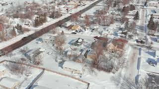 Drone over house fire - Feb 14 2022