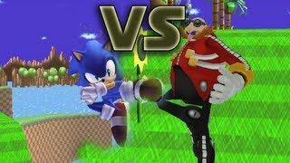 SSBB Legendary battles Sonic vs Dr Eggman