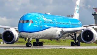 (4K) Schiphol Plane spotting: A Compilation of ALL Aircraft types in the KLM Fleet!