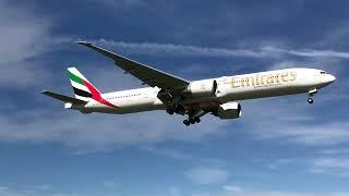 Emirates Boeing 777 A6-EGA landing Bologna BLQ #emirates #aviation #aviationlovers #777