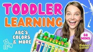 Toddler Learning - Learn Abc’s, Colors & Words for Toddlers | Best Toddler Learning Video | For Kids