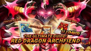 THE ULTIMATE RED DRAGON ARCHFIEND GUIDE! 21 RDA COMBOS | YUGIOH MASTER DUEL